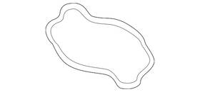 22442-2gga0 Kia Genuine Engine Valve Cover Washer Seal