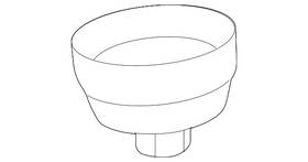 26315-2j000 Kia Genuine Engine Oil Filter Housing Cover