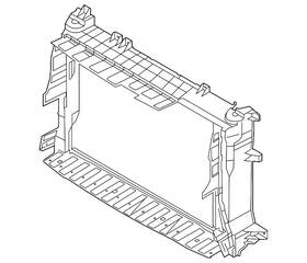 29135-r0100 Kia Genuine Air Guide