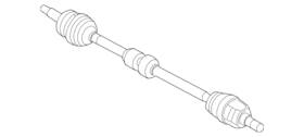 49501-1m710 Kia Genuine Axle Assembly