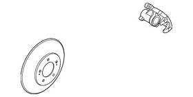 58411-j9500 Kia Genuine Disc Brake Rotor