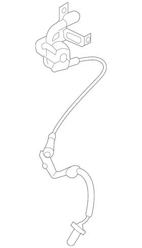 59810-j5000 Kia Genuine Front Speed Sensor