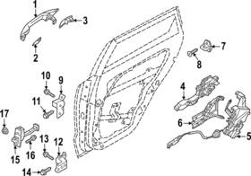 77980-p1000 Kia Genuine Door Check