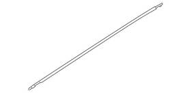 82220-m6000 Kia Genuine Passengers Front Belt Molding