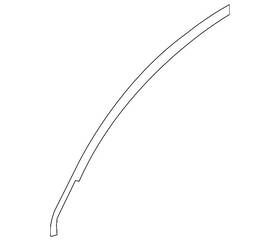 82850-d9000 Kia Genuine Upper Molding