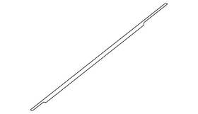 83210-1w001 Kia Genuine Drivers Rear Belt Weather-strip