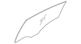 83410-a7020 Kia Genuine Movable Glass