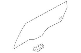 83411-c5010 Kia Genuine Door Glass