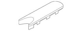 84617-k0010wk Kia Genuine Parking Brake Lever Cover