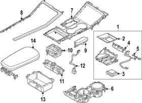 84650-l2db0 Kia Genuine Upper Cover