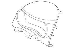 84830-b0000d7a Kia Genuine Upper Column Cover