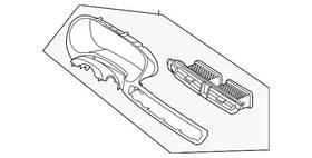 84830-q5000wk Kia Genuine Upper Column Cover