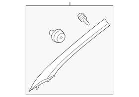 85810-l3000wk Kia Genuine Windshield Pillar Trim
