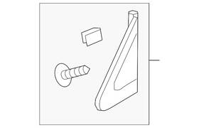 86190-c5000 Kia Genuine Upper Molding