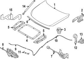 86305-do000 Kia Genuine Emblem