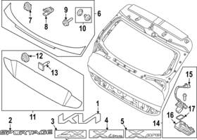 86310-dw000 Kia Genuine Nameplate