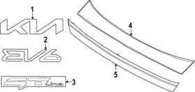 86315-cv500 Kia Genuine Nameplate