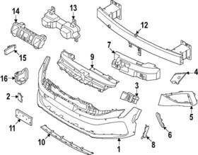 86390-l2aa0 Kia Genuine Upper Cover