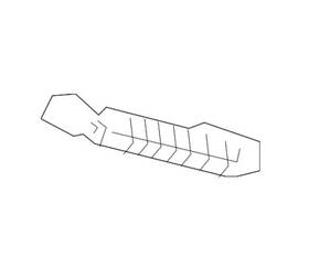 86554-2k000 Kia Genuine Side Bracket