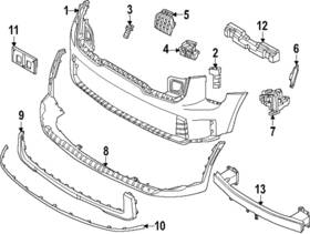 86555-r5ja0 Kia Genuine Bumper Cover Bracket