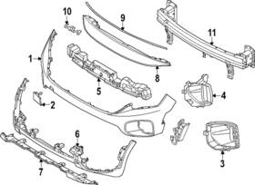 86562-q5800 Kia Genuine Fog Lamp Bezel