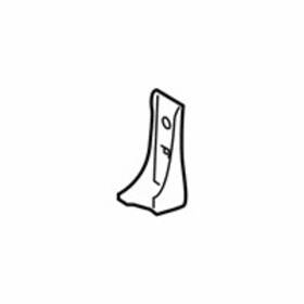 86598-k0500 Kia Genuine Lower Grille Mount