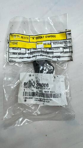 865a7-dw000 Kia Genuine Bumper Cover Front Bracket