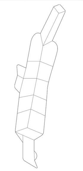 865c2-l3300 Kia Genuine Molding Strip