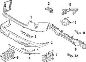 86651-gg000 Kia Genuine Side Bracket