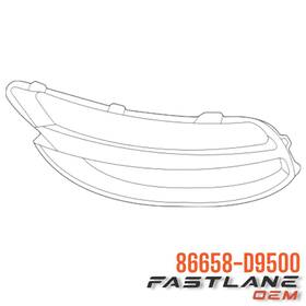86658-d9500 Kia 2020-2022 Sportage Lamp Cover Right New Oem