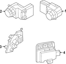 86686-cv200 Kia Genuine Auto Park Sensor Retainer