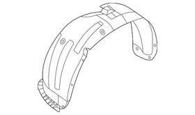 86811-q5000 Kia Genuine Fender Liner