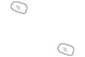 87611-b2500 Kia Genuine Mirror Glass