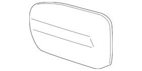 87621-s9010 Kia Genuine Mirror Glass