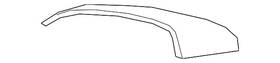 87626-m7000 Kia Genuine Mirror Cover