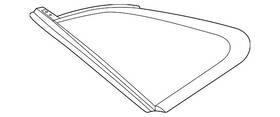 87810-l3100 Kia Genuine Quarter Glass