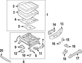 88070-s9600wk Kia Genuine Switch Assembly Power Front