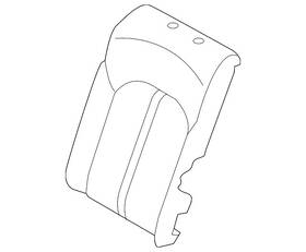 89370-d5010a3a Kia Genuine Seat Back Cover