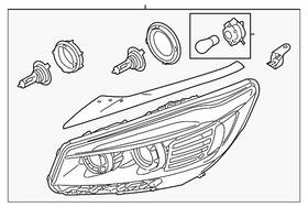 92102-c6000 Kia Genuine Headlamp Assembly