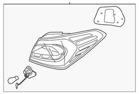92402-b0730 Kia Genuine Combo Lamp Assembly