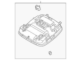 92810-l2340dnn Kia Genuine Map Lamp Assembly