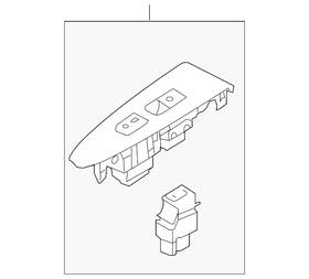 93580-3w900wk Kia Genuine Switch Assembly