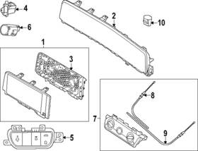 97250-q5ej0fhv Kia Genuine Dash Control Unit
