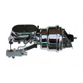 2l6b4 Leed Brakes 7 Inch Dual Power Booster 1-1/8 Bore Flat Top Master Side