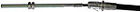 C93218 Left Dorman Brake Cable Rear