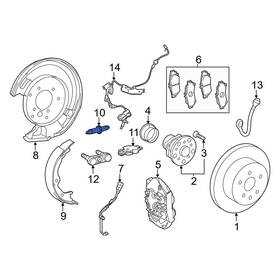 4740632010 Lexus Oe For Lc500 2018-2024 Rear Left Parking Brake Adjuster