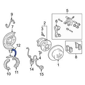 4761120030 Lexus Oe For Es350 2007-2009 Rear Right Parking Brake Lever