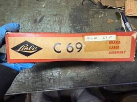Lisle Eis-61n Nos 1939-40 Chevy Truck Rear Brake Cable 31 1/2 Inch 25 3/4 Conduit