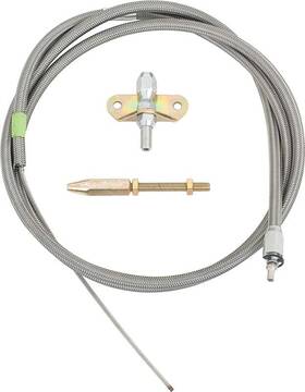 Lokar Performance Products 815470008032 Cut-to-fit Under Dash Foot Operated Parking Brake Cable With Stainless