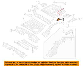 Kd53547y2 Mazda Oem 13-18 Cx-5 Floor Rails-rear-front Brace Left